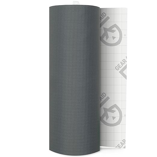 GEAR AID Tenacious Tape 3” x 20” Fabric and Vinyl Gear Repair Tape, Fix Holes by GEARAID