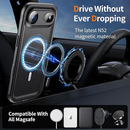Cozycase for iPhone Air Waterproof Case Full-Body Bumper Shockproof Dustproof - Image 2
