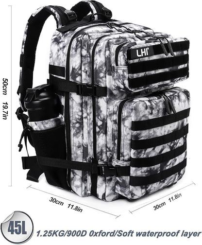 LHI Military Tactical Backpack for Men Molle Daypack 45L Army 3 Days Assault - Image 2