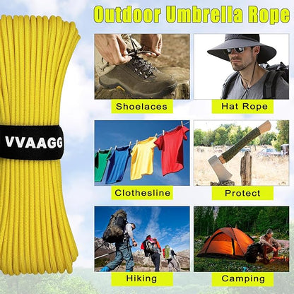 VVAAGG 1000 Paracord Rope, 50ft 12 Strand Parachute Cord - Image 6