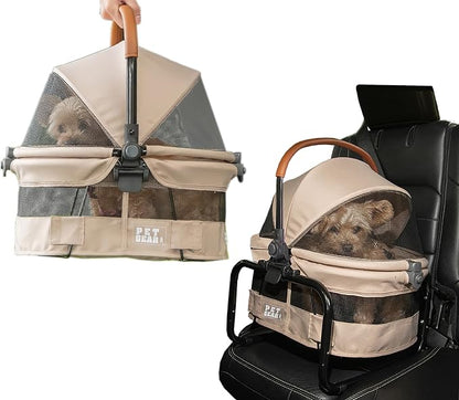 Pet Gear No-Zip View 360 Ultra Lite Pet Safety Carrier & Car Seat by PetGear