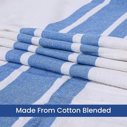 Linteum Textile Cotton Blended Hospital Patient Bath Blanket, Bed Bath Sheet - Image 2