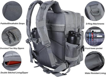 LHI Military Tactical Backpack for Men and Women 45L Army 3 Days Assault Pack - Image 6