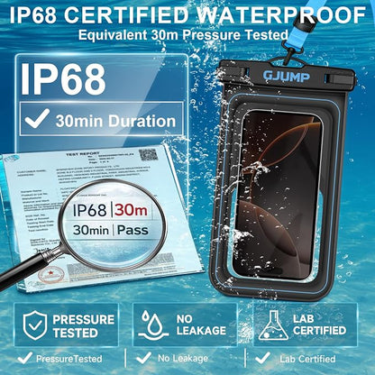 Waterproof Phone Pouch Floating 2 Pack, IP68 Dry Bag Compatible - Image 3