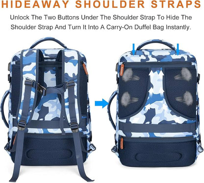 Lumesner Carry on Travel Backpacks, Extra Large 40L Flight Approved - Image 6