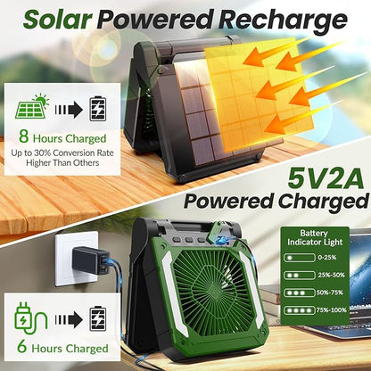 20000mAh Portable Fan Rechargeable - Image 3