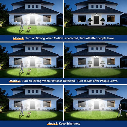 LED Security Lights Motion Sensor Light Outdoor, Waterproof, Flood Light - Image 4