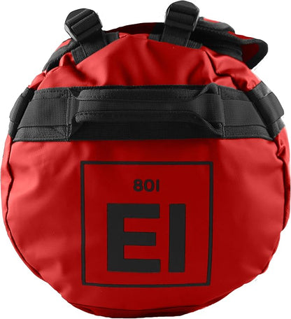 Element Equipment Trailhead Duffel Bag Shoulder Straps Waterproof Red Medium - Image 3