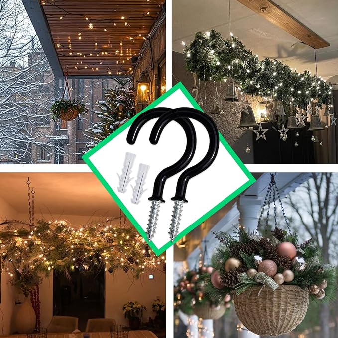 12 Pcs Ceiling Hooks for Hanging Plants - Image 9