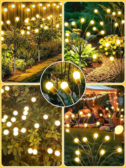2026 Upgraded Solar Lights Outdoor, 4 Pack Solar Garden Lights - Image 4