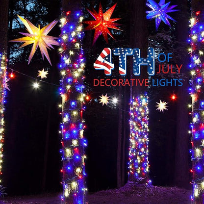 4th of July Decoration Patriotic Mini Lights - Image 5