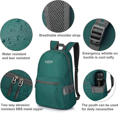 G4Free 20L Lightweight Packable Backpack Travel Hiking Daypack Foldable Backpack - Image 3
