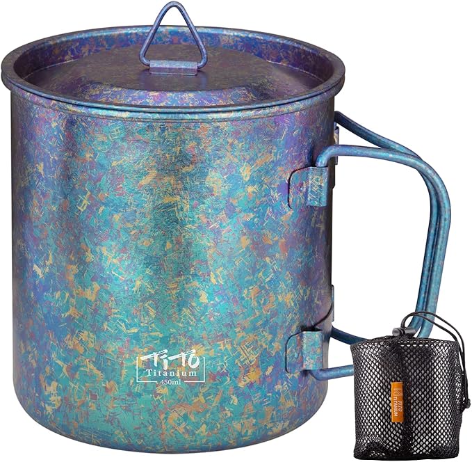 TiTo Titanium Cup Titanium Pot by TiToTitanium