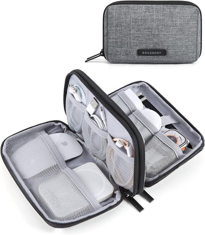 BAGSMART Electronics Organizer Travel Case, Cable Charger Cord Tech Organizer by BAGSMART