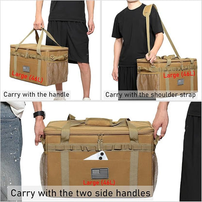 Tactical Camping Storage Bag Utility Tote Bag Camping Kitchen Organizer - Image 6