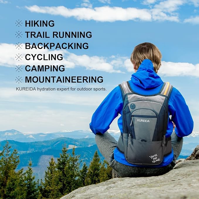 KUREIDA Dual Hydration Bladder 2 Liter, Water Bladder - Image 6