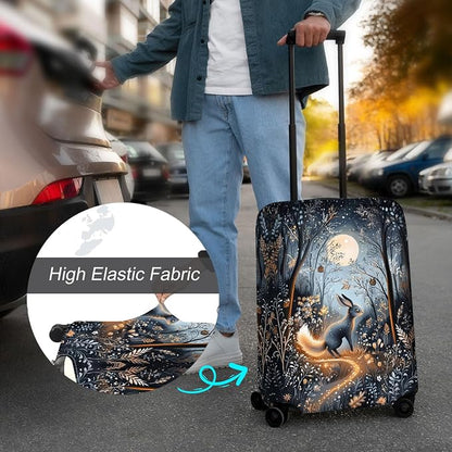 Luggage Cover Protector for 22-24 Inch Suitcases, TSA Approved Elastic Travel - Image 4