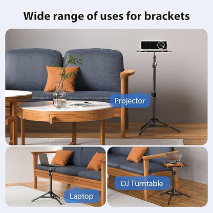 Projector Stand Tripod, Laptop Tripod Stand, Foldable Portable Projector Floor - Image 5