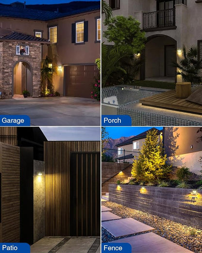 Peasur Solar Lights Outdoor Waterproof, 3 Modes Solar Powered Fence Security - Image 7