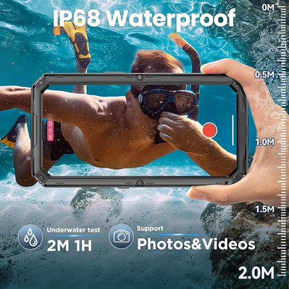Mitywah Waterproof Case for iPhone 17, Rugged Metal Case - Image 3