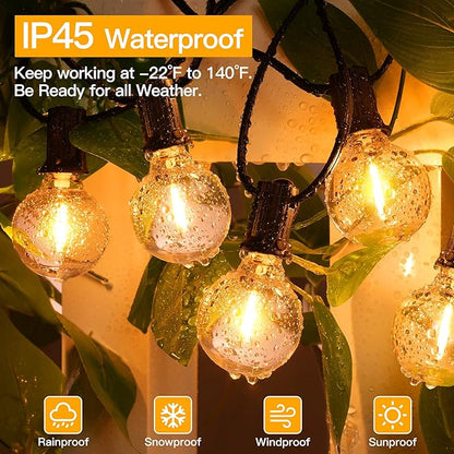 Ollny 150FT Outdoor String Lights, Waterproof Connectable Shatterproof Outside - Image 3