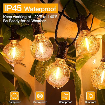 Ollny 25FT Outdoor String Lights, Waterproof Connectable Shatterproof Outside - Image 3