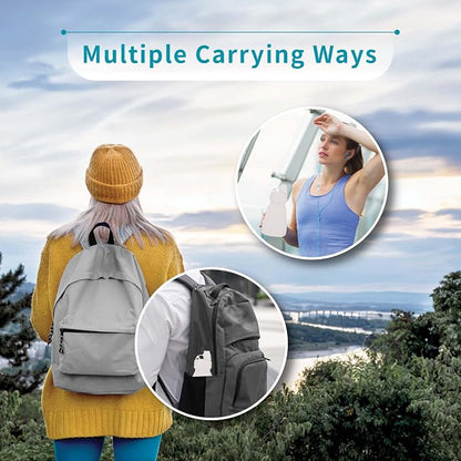 Collapsible Water Bottles 17oz, Odorless BPA-Free Silicone, Leak-Proof Foldable - Image 5