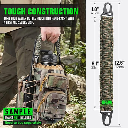 Tactical Paracord Handle，9-core Weaving Paracord Strap - Image 2