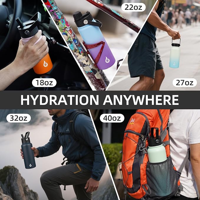 BJPKPK 40oz Stainless Steel Insulated Water Bottle - Image 6