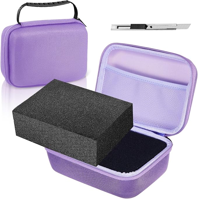Relaxweex EVA Hard Case with Customizable Foam 7.1 x 4.7 x 3.1 Inch Protective by Relaxweex