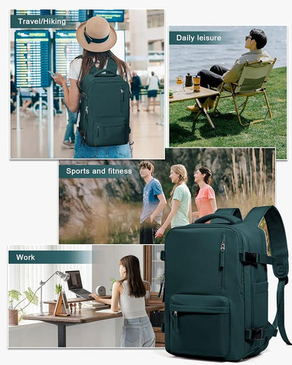 WONHOX Large Travel Backpack Carry on Flight Approved Laptop Work Business - Image 7