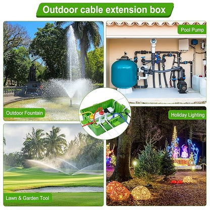 Large Outdoor Electrical Box Waterproof, IP54 Extension Cord Cover Weatherproof - Image 6