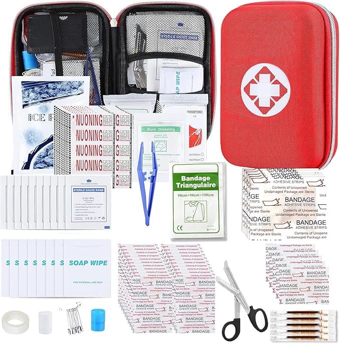 276PCS First Aid Kit Home Car Camping Hiking Emergency Supplies Small Compact by AMORNING