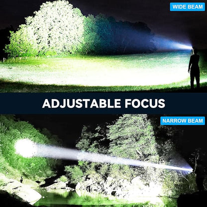 Kmivo Flashlight Rechargeable LED High Lumens, 000 Lumens Super Bright Flash - Image 5