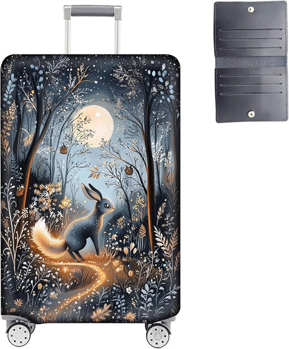 Luggage Cover Protector for 19-20 Inch Suitcases, TSA Approved Elastic Travel by Unknown
