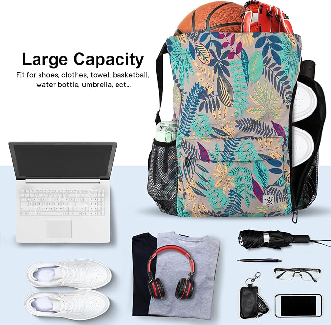 Drawstring Backpack with Mesh Pockets String Gym Bag Sackpack Sandproof Water - Image 2