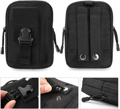 Belt Pouch, Tactical Molle Phone Pouch EDC Utility Pouches Waist Bag, Small - Image 6