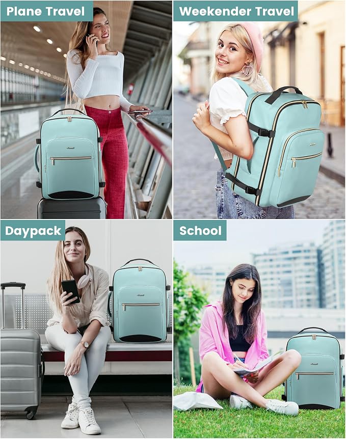 LOVEVOOK Travel Backpack for Women & Men 40L, Airline Approved Carry On - Image 7