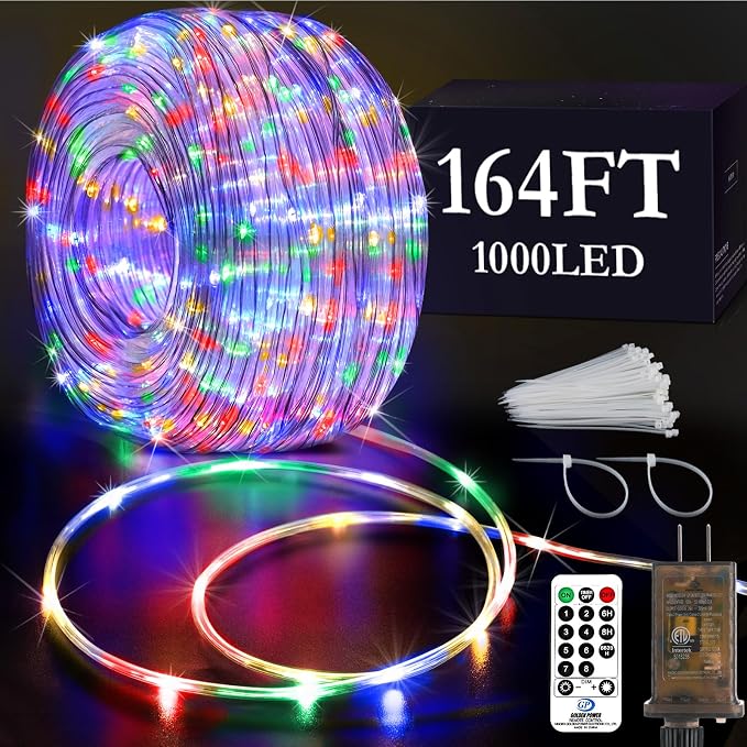 KNONEW 164FT 1000LED Rope Lights by KNONEW