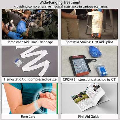 Advanced First Aid Kit, Comprehensive Trauma First Aid Kits - Image 6