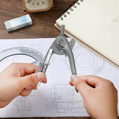 Mr. Pen- Geometry Compass and Protractor Set, 6 Inch Compass, 6 Inch Protractor - Image 7