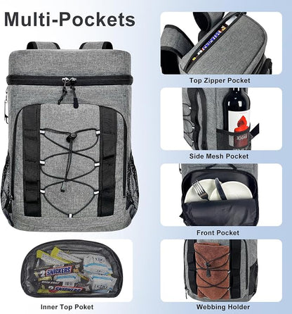 33 Cans Insulated Backpack Cooler - Image 2