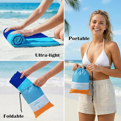 Famstar Beach Blanket Oversized Extra Large 78" X 81", Waterproof Sandproof - Image 7