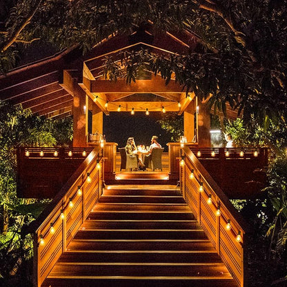 Mlambert 200Ft LED Outdoor String Lights Waterproof Dimmable G40 Globe Patio - Image 7