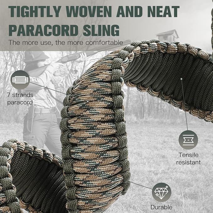 VVAAGG Two-Point Paracord Rifle Sling - Image 7