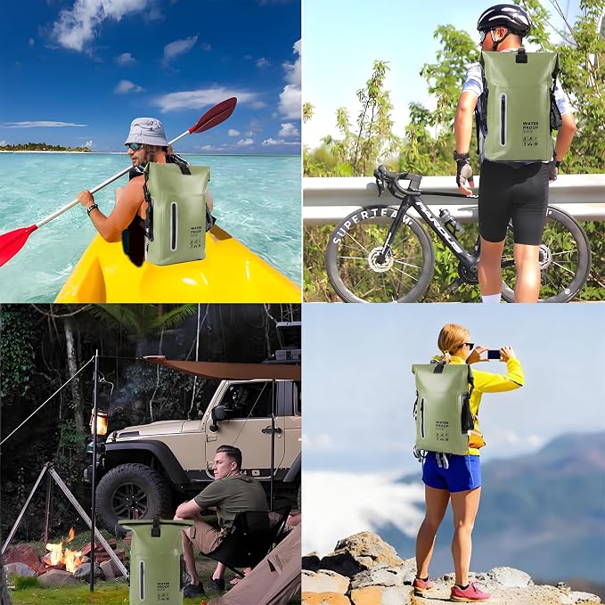 Waterproof Backpack, Waterproof Backpack That Can Float, Suitable - Image 3