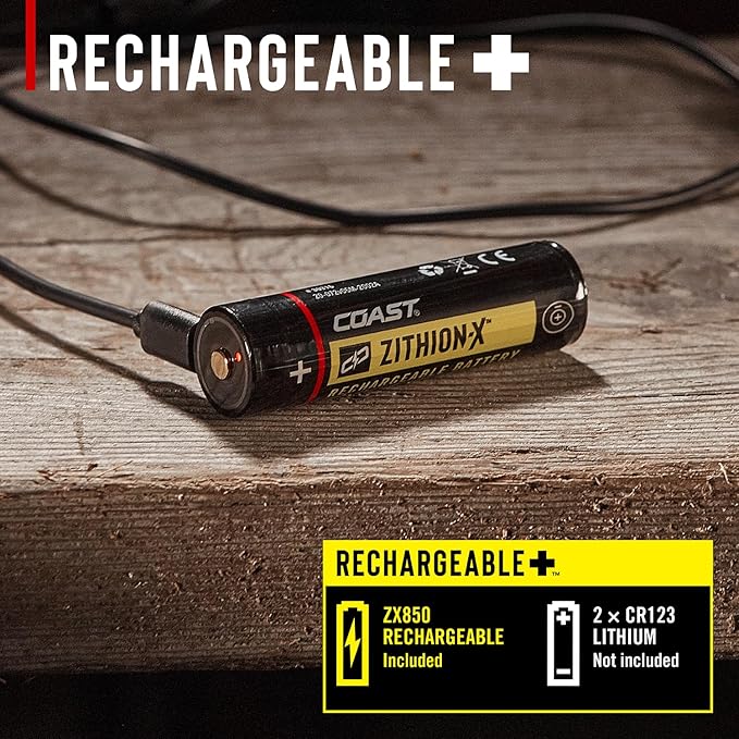 Coast WPH30R 1500 Lumen Waterproof Ultra Bright IP68 USB Rechargeable-Dual - Image 6
