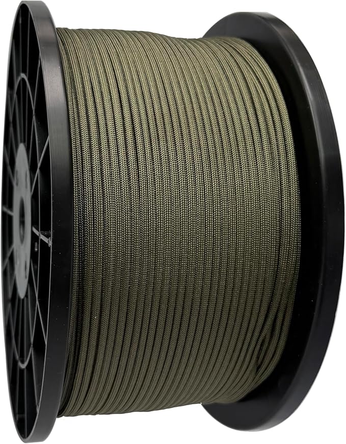 Paracord 550 lb, 7 Strand Paracord Rope 1000ft 4mm, Nylon Parachute Cord - Image 2
