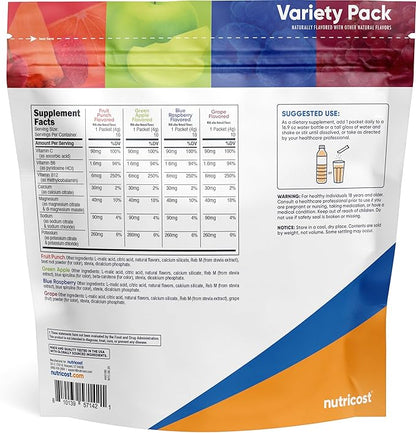 Nutricost Electrolytes Complex, Variety Pack Flavored, 40 Stickpacks - Image 4