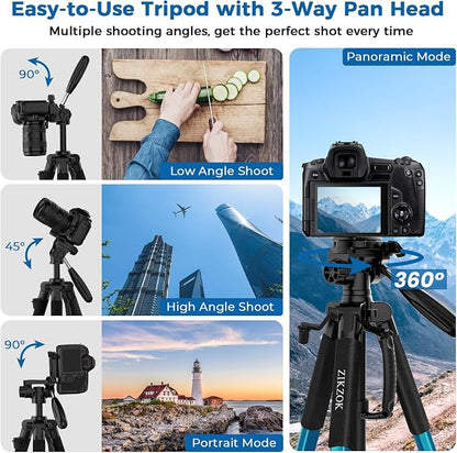 75" Heavy Duty Camera Tripod Stand - Image 4